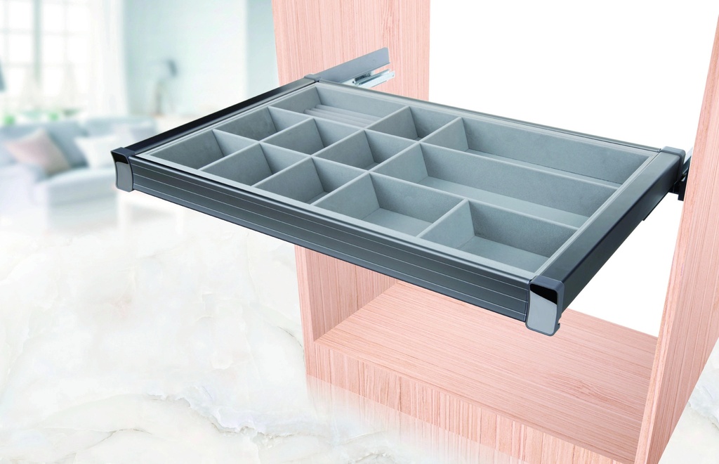 [[90LOE60A]      ] ORGANIZADOR LUXE EXTRAIBLE 60 C/FRENO ANTRACITA