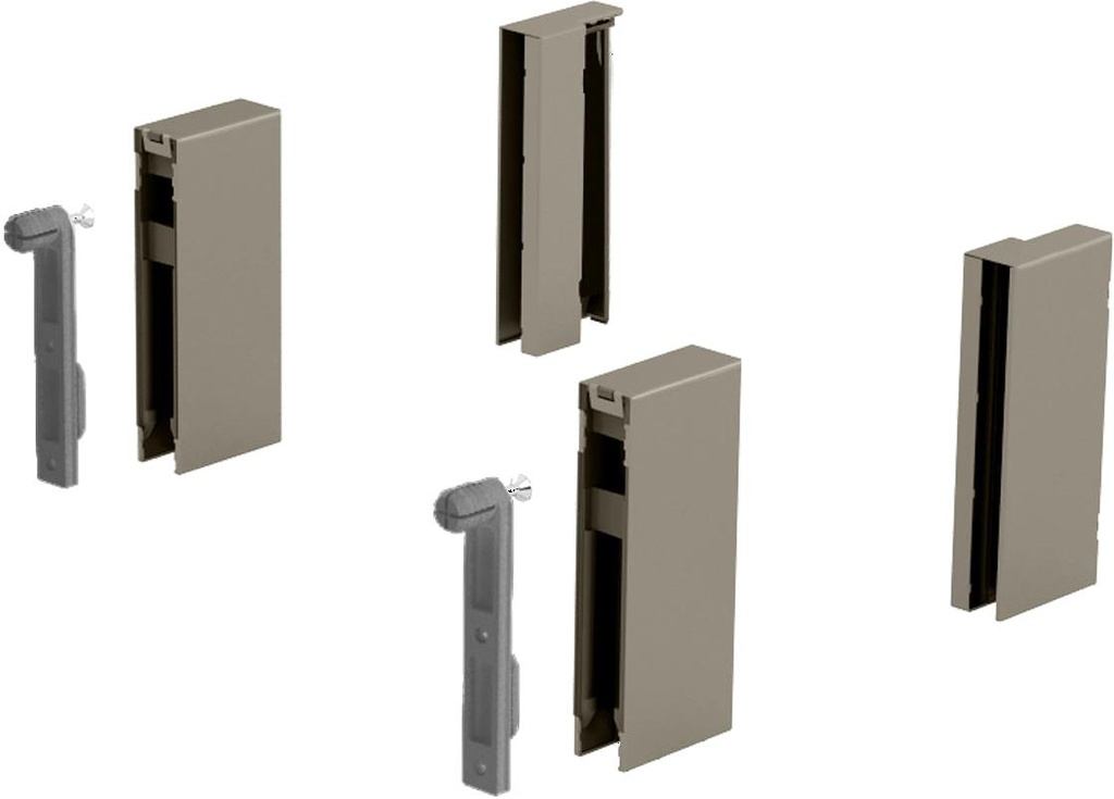 [[90H9122973]    ] JGO. TAPA ADAPTADOR DESIGNSIDE CRISTAL H92 GRIS H186