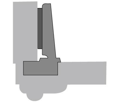 [[809059155241]  ] BISAGRA INTERMAT RECTA 5200 CAZOLETA 40MM.P/GR.26-43MM.